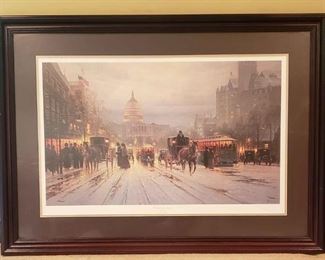 Pennsylvania Avenue Framed Print by G. Harvey Limited Edition