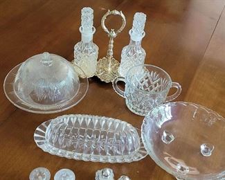 Vintage Glass Serving Pieces