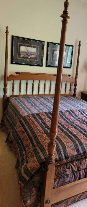 Walnut Canopy Bed