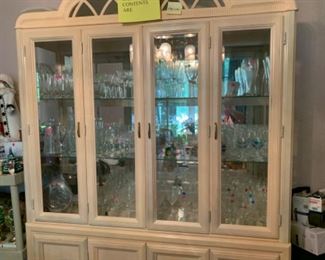 Glasses (china cabinet is not for sale)