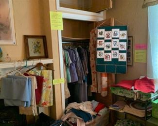 Clothing, tablecloths, table runners