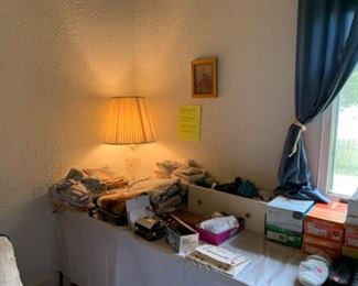 Sheets sets, slippers