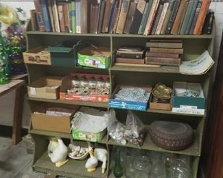 Books, tile for art projects