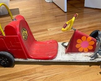 Vintage 1960s Marx A m-Cart battery operated go cart 