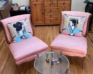 Pair Vintage ‘70s living room chairs. 
