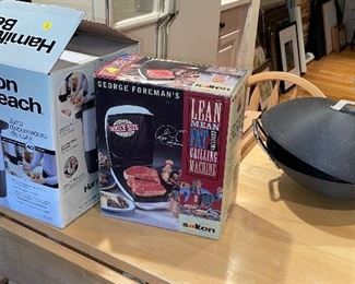 Hamilton Beach Percolator Coffee Urn 
NEW George Forman( Large) Grill