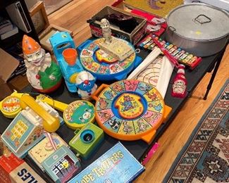 1960s - ‘70s Toys,
Fisher Price 
Mattel
 