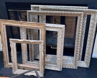 Range of vintage wood frames 