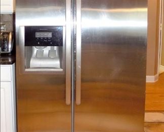 Stainless Steel Side-by-Side Refrigerator

