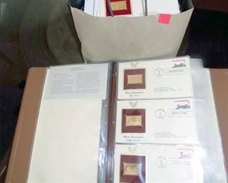 Gold Plated First Day Covers
