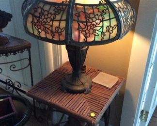 Another stained glass lamp