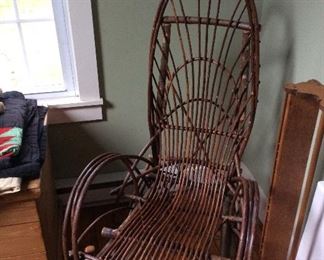 Very handsome bend twig chair