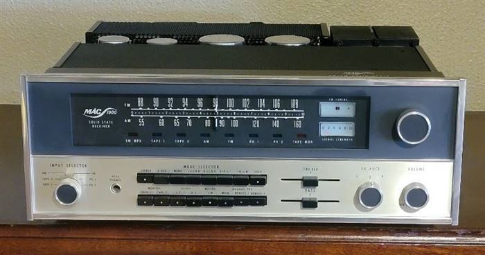 McIntosh MAC 1900 Solid State AM/FM Receiver - Excellent Shape - Works - Family Owned Nichols Electronics at 6370 E Central Wichita, KS - Audio & Video Specialists