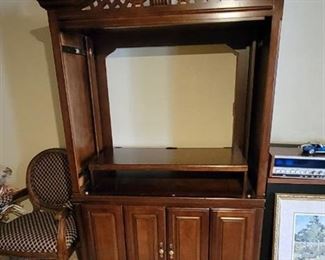 Hutch (2 Piece) - Missing Doors to Top Cabinet - In Basement - 48" X 23" X 88"