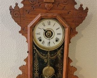 Antique Seth Thomas Mantle Clock No. 298A Early 1900's - Has Key - Works - 23"H X 15"W X 4 3/4"D