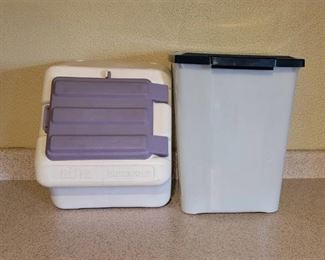 2 Small Dog Food Carriers