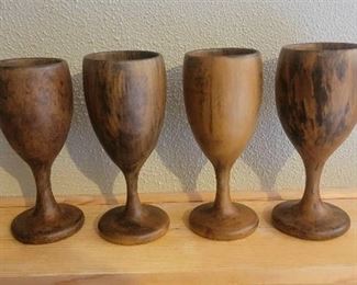4 Original By David Auld ~ Handcrafted in Hati Cups ~ Purchased at Barriers in Wichita KS