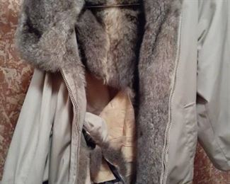 Ladies fur coat. Needs repair.