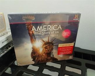 History channel "America The Story of Us" collectors edition DVD set never opened