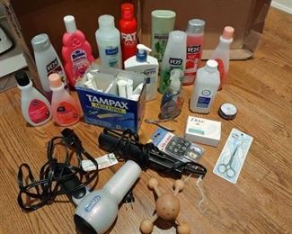 Assorted health and beauty items