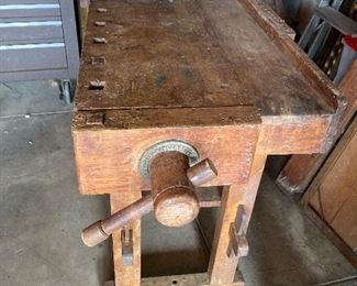 Antique work bench. $600.00