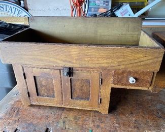 $400.00 Antique Childs Size Dry Sink Origingal Paint c. 1800s