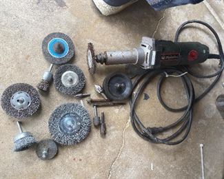 Metabo grinder with all the accessories. $50 takes all.