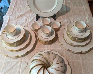 36-piece set of Theodore Haviland "Concorde" china - elegant simplicity!