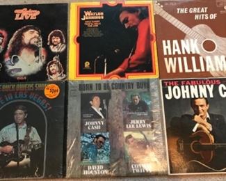 Johnny cash, Hank Williams, Waylon Jennings 