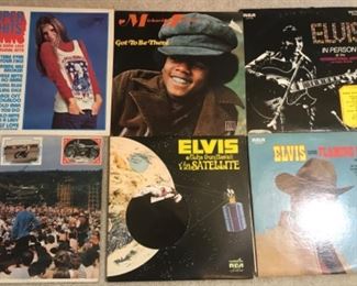 Vintage albums. Elvis, Michael Jackson, Super hits 