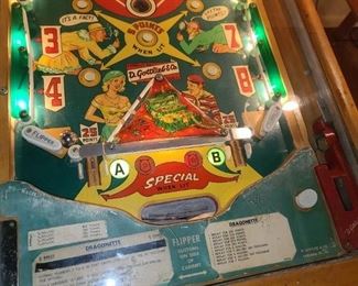 Dragonette Pinball Machine (1954) Manufactured By Gottlieb. In BEAUTIFUL, working condition!