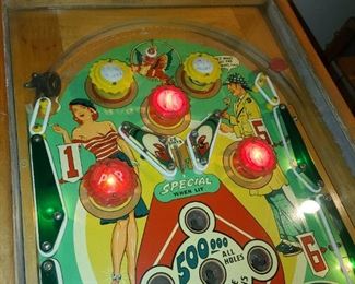 Dragonette Pinball Machine (1954) Manufactured By Gottlieb. In BEAUTIFUL, working condition!