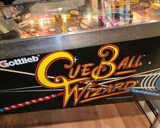 Cue Ball Wizard Pinball Machine (1992) Manufactured By Gottlieb. In BEAUTIFUL, working condition!