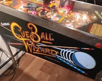 Cue Ball Wizard Pinball Machine (1992) Manufactured By Gottlieb. In BEAUTIFUL, working condition!