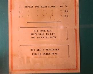 Home Run Pinball Machine (1972) Manufactured By Chicago Coin. In BEAUTIFUL, working condition!