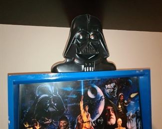 Star Wars Pinball Machine (1992) Manufactured By Data East. In BEAUTIFUL, working condition with original Darth Vader topper!