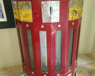 Antique Adams Chewing Gum Vending Machine (Used In The NYC Subway System) - With Key!