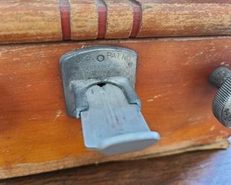 Antique Marvel's Pop-Up Baseball Coin-Op Machine - With Key!