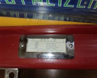 Totalizer Basketball Tabletop Coin-Op Machine Manufactured By Asco Vending Machine Exchange (Newark, NJ) - With Key!