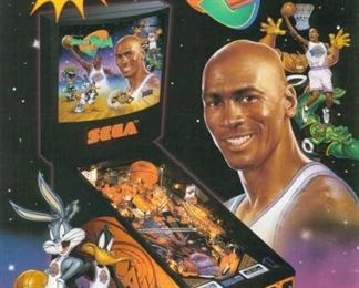 Space Jam Pinball Machine (1996) Manufactured By Sega Pinball, Inc. In BEAUTIFUL, working condition!