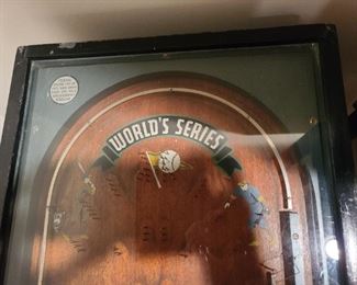 Antique World's Series Pinball Machine