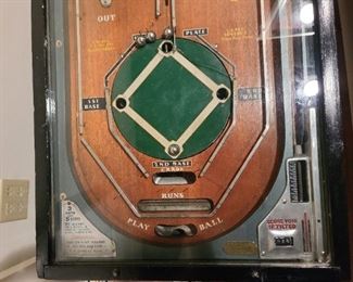 Antique World's Series Pinball Machine