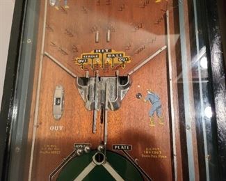 Antique World's Series Pinball Machine