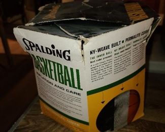 Vintage Wilt Chamberlain Spalding Basketball In Original Packaging