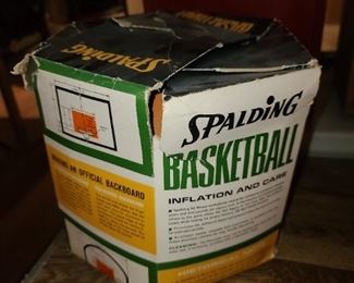 Vintage Wilt Chamberlain Spalding Basketball In Original Packaging