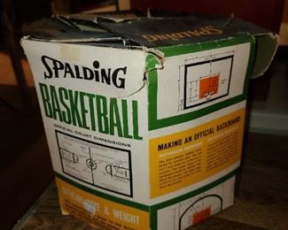 Vintage Wilt Chamberlain Spalding Basketball In Original Packaging