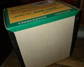 Vintage Jerry West Tournament Regent Official Basketball In Original Package