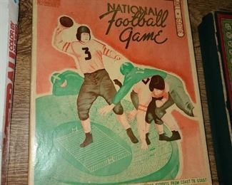 Vintage National Football Game In Original Box