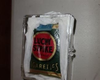 Vintage Luck Strike Cigarettes Box