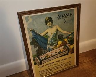 Vintage Adams Advertisement